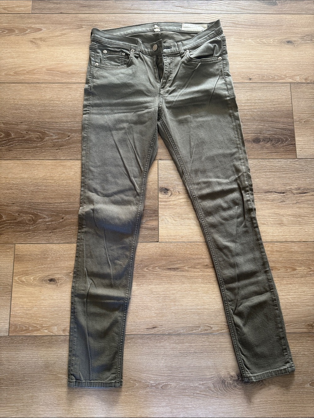 rag & bone Olive Green Skinny Jeans